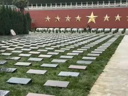 西安霸陵墓園新區(qū)沙盤圖+新開(kāi)草坪園